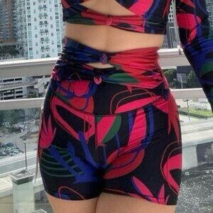 RIO PRINT BIKER SHORT